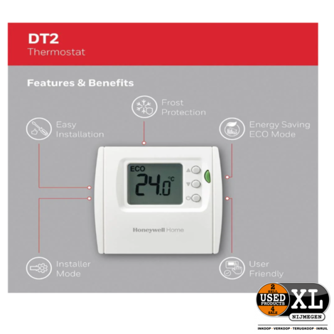 Honeywell Home DT2 Thermostaat l Nieuw in Doos