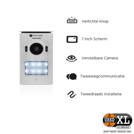 Smartwares DIC-22212 Deurbel- Intercom en Camera l NIEUW IN DOOS