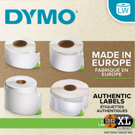 Dymo 99013 kunststof etiketten 36x89mm I Nieuw in Doos