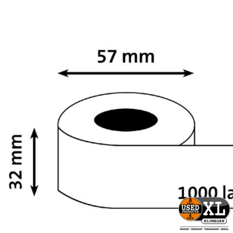 Dymo S0722540 / 11354 Verwijderbare Multifunctionele Etiketten (origineel) I Nieuw in Doos