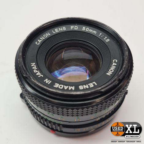 Vintage Canon FD 50mm f/1.8 Kit Prime Lens I Goede Staat