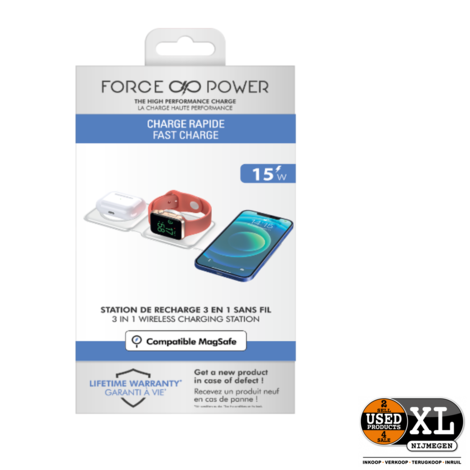 Force Power Connected  - Draadloos Oplaadstation - 15 Watt  l NIEUW