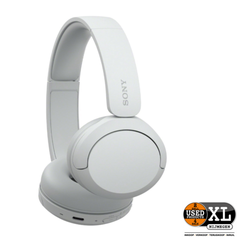 Sony WH-CH520 - Draadloze on-ear koptelefoon - Wit I Nieuw in Doos