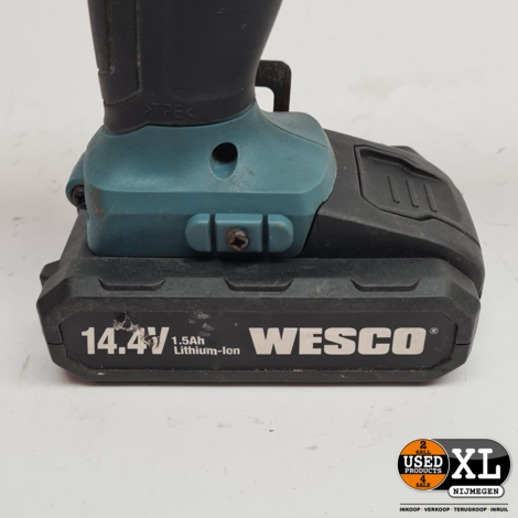 Wesco Accuboormachine WS2723K2 Incl. Accu | Nette Staat