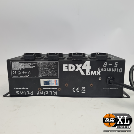 Eurolite 4CH DMX Dimmer Set EDX-4 I Nette Staat