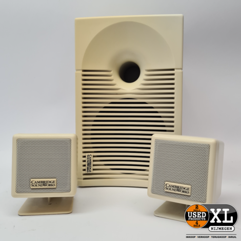 Vintage Cambridge Soundworks PC Works Henry Kloss 3 Speaker Set Compleet | Nette Staat