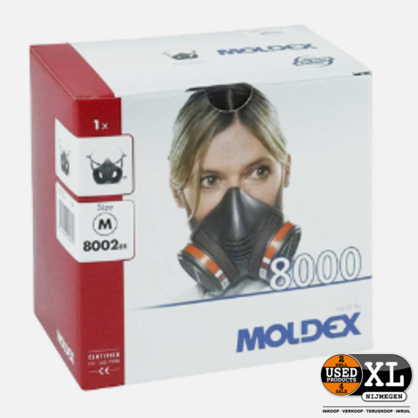 Moldex Halfgelaatmasker Serie 8000 Maat M I Nieuw in Doos