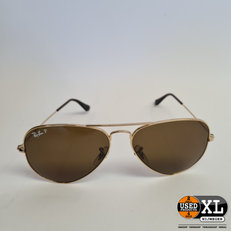 Ray-Ban Aviator Large Unisex  Bronze/Koper I Nette Staat