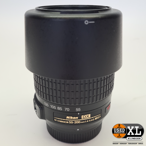Nikon Zoomlens AF-S 55-200mm f/4-5.6G ED VR DX | Nette Staat