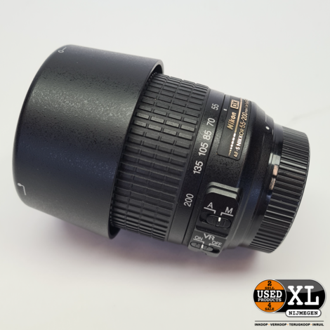 Nikon Zoomlens AF-S 55-200mm f/4-5.6G ED VR DX | Nette Staat