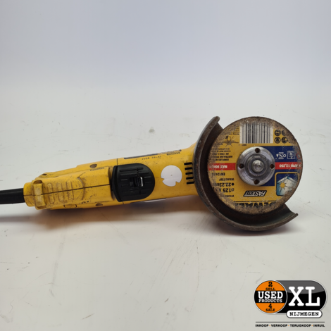 DeWalt D28142-QS Haakse slijper - 1100 W - 125 mm schijfdiameter I Nette Staat