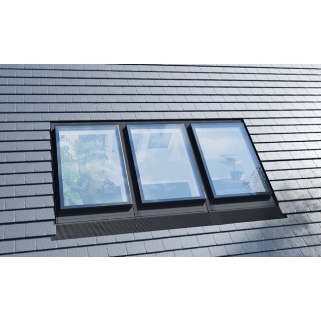 Intura Vast dakraam Intura IGX F1 Reset  - met rubber gootstuk