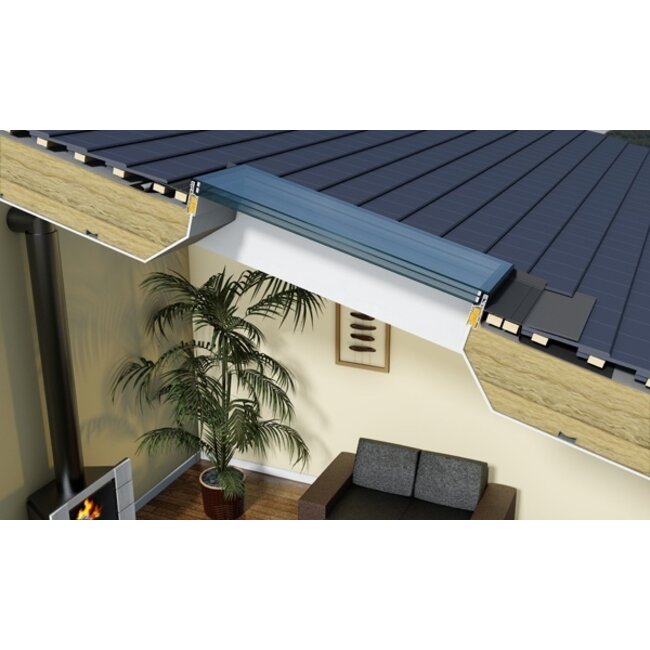 Intura Vast dakraam Intura IGX F1 Reset  - met rubber gootstuk