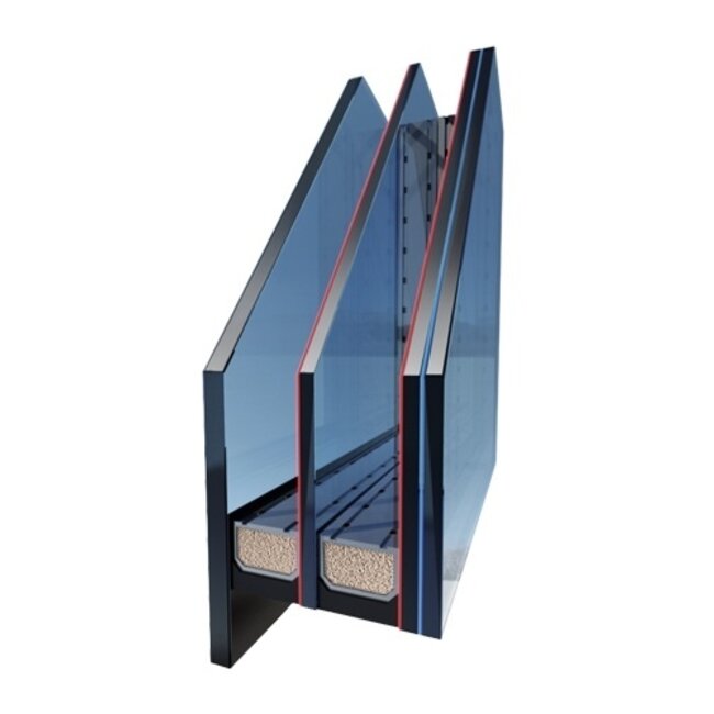 Intura Vast dakraam Intura IGX F1 Reset  - met rubber gootstuk