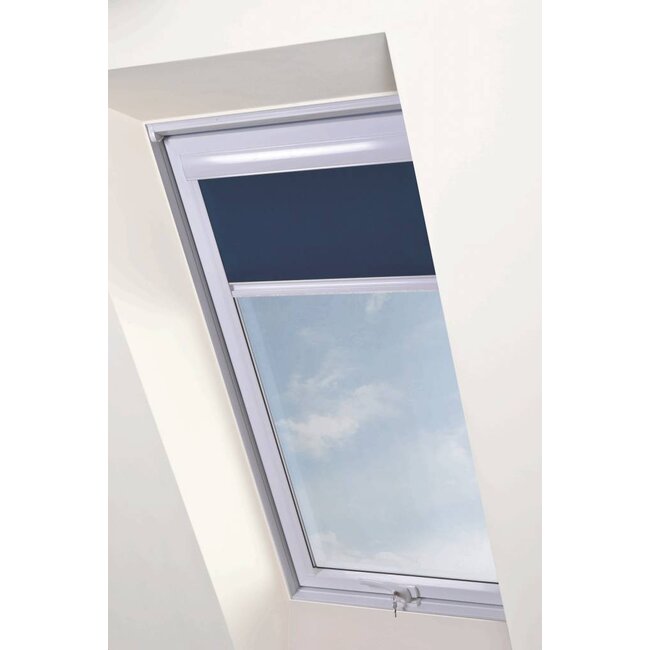 Intura Multistop rolgordijn voor Intura Vista met wit alumnium frame