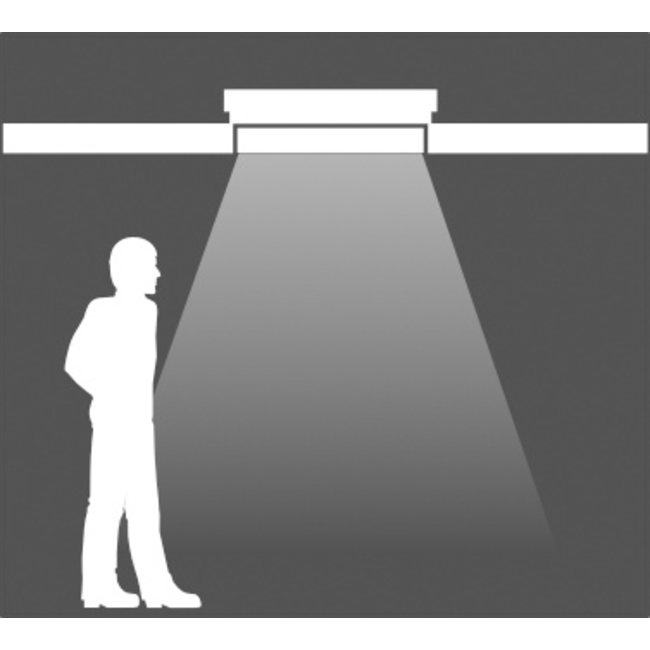 Intura Platdakraam Intura PGX A1 200x200 cm - de vlakke lichtkoepel met HR ++ glas