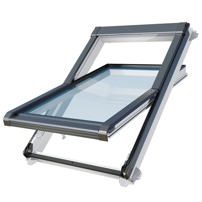 Intura Kunststof dakraam VGOV E2 55x78 cm- onderhoudsarm met HR++ glas