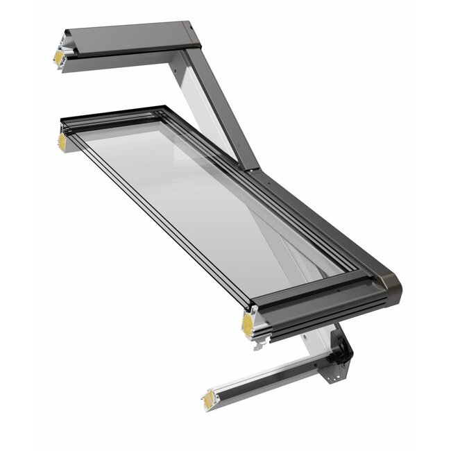 Intura Kunststof tuimel dakraam IGOV N22 66x98cm,  triple glas, ventilatie, onderhoudsarm, Uw = 0,86 W/m2K