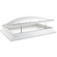 Domelite Lichtkoepel Domelite met ventilatie opstand - glashelder DUBBELWANDIG acrylaat  SUPERDEAL
