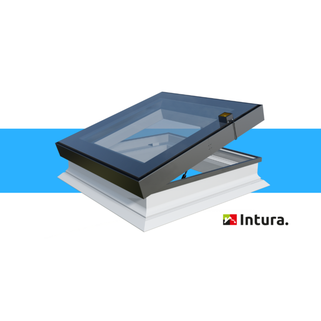 Intura Platdakraam Intura PGC IQ A9 60x60 - elektrisch te openen met zonwerend glas