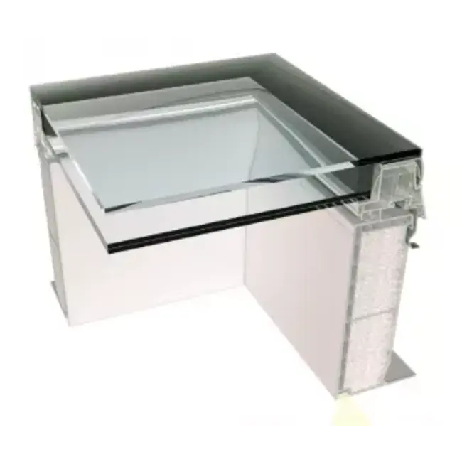 Skylux Skylux iWindow2 60x60cm  - dubbel glas HR++ met dakopstand PVC 20/00 EP vaste uitvoering