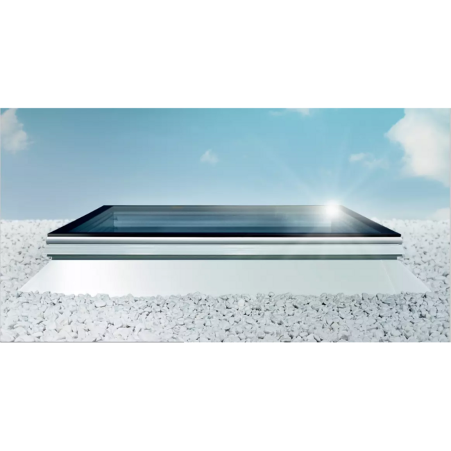 Skylux Skylux iWindow3 100x150cm - triple glas HR+++ met dakopstand PVC 20/00 EP vaste uitvoering