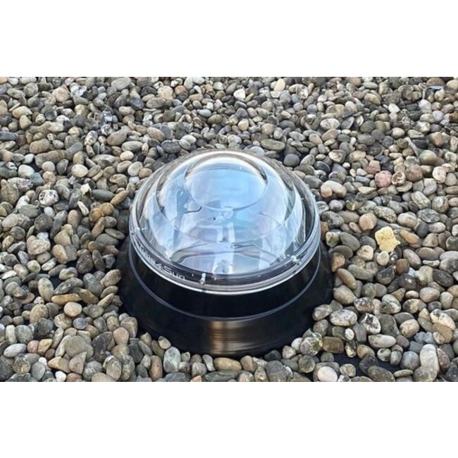 Intura Suntube35 - de lichttunnel voor het platte dak met een diameter van 35cm en koepel van kristal glas