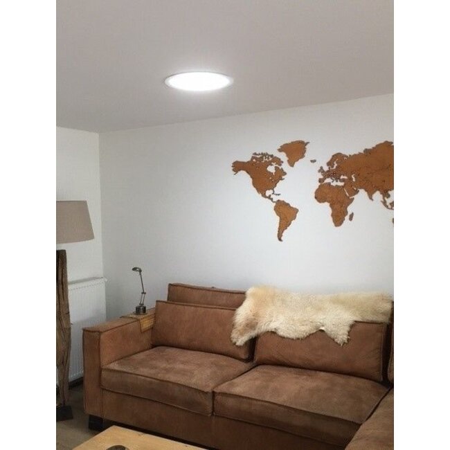 Intura Suntube35 - de lichttunnel voor het platte dak met een diameter van 35cm en koepel van kristal glas