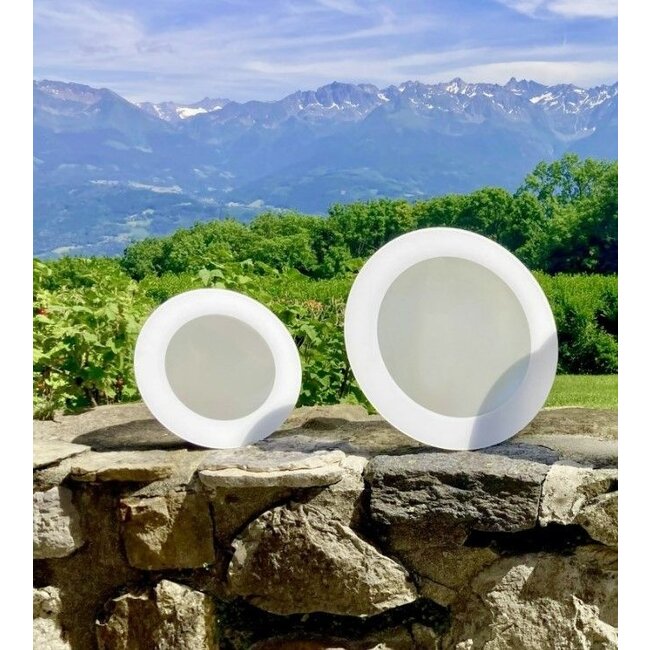 Intura SunTube25 - de lichttunnel voor het platte dak met een diameter van 25cm en kristalglas koepel