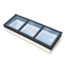 Intura Lichtstraat Lessenaar - 100x300 - 3 glasvelden dubbel glas zonwerend