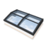 Intura Lichtstraat Zadeldak - 125x200 - 4 glasvlakken dubbel glas zonwerend