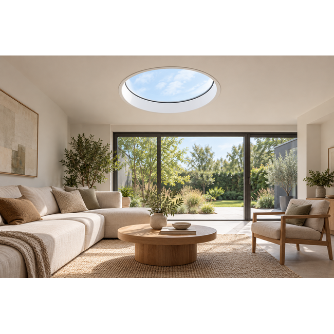 Intura FLX A1 Premium Flatlight rond voor daksparing Ø60cm
