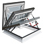 Intura Platdakraam Intura PGM A1  - daktoetreding 80x80cm - manueel te openen