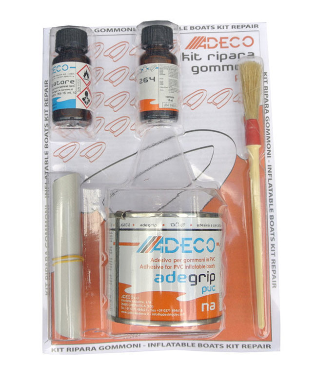 Adeco PVC Rubberboot 2 componenten Reparatie Set