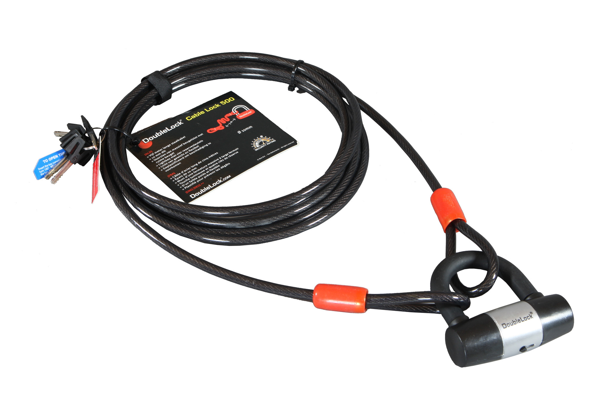 DoubleLock DoubleLock Kabelslot Cablelock 500