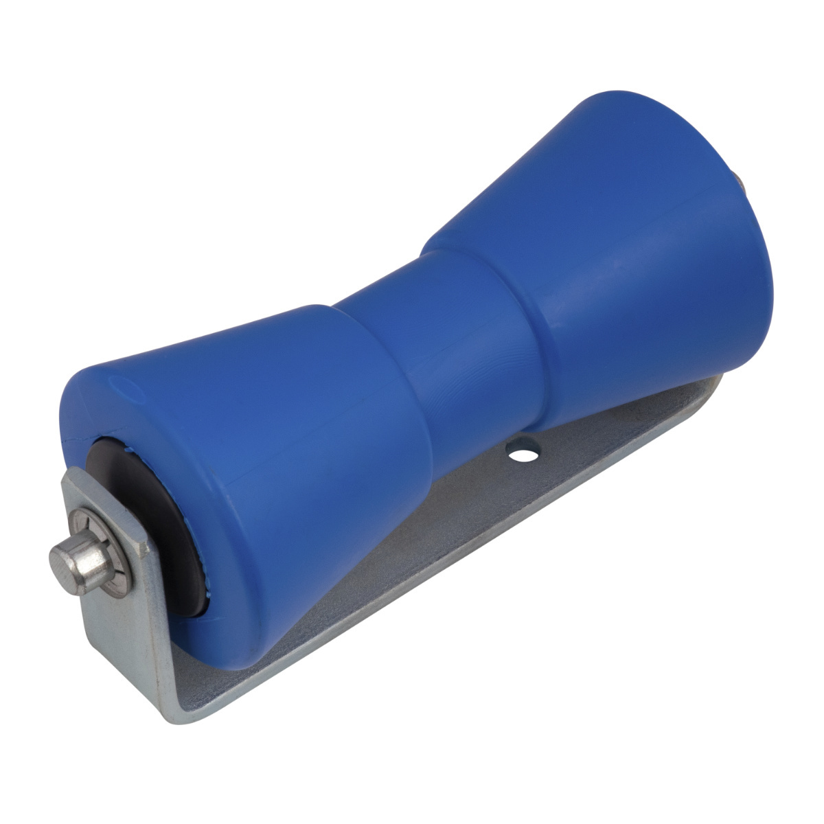 HIBO Kielrol met Steun Blauw 200 x 100 mm