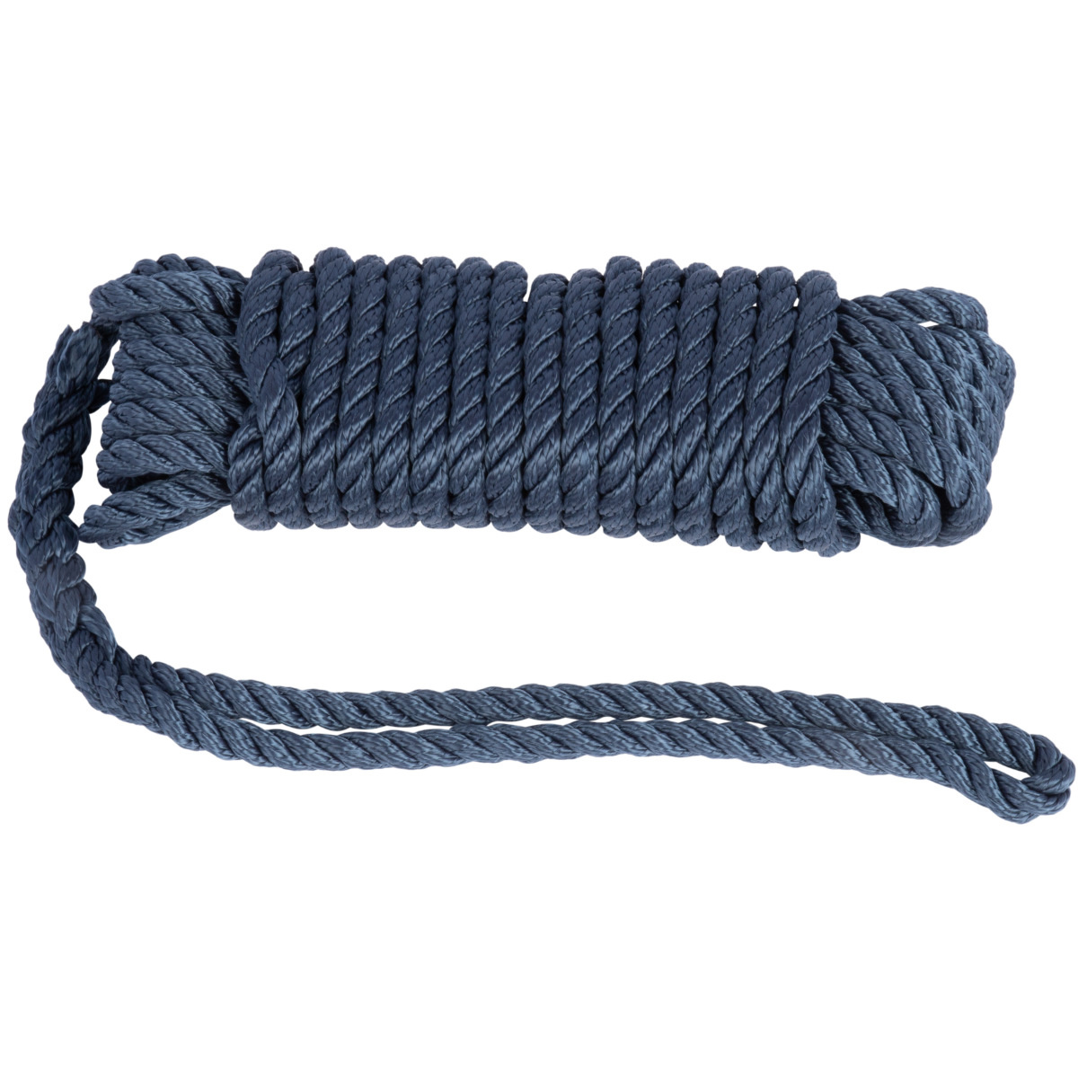 Landvast 8 mm 4 m 3-strengs Donkerblauw