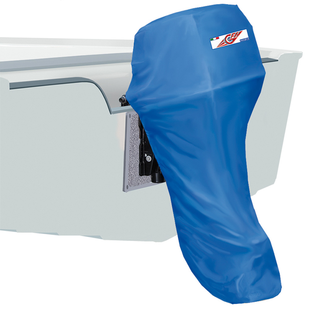 Buitenboordmotorhoes Volledig 600D Blauw