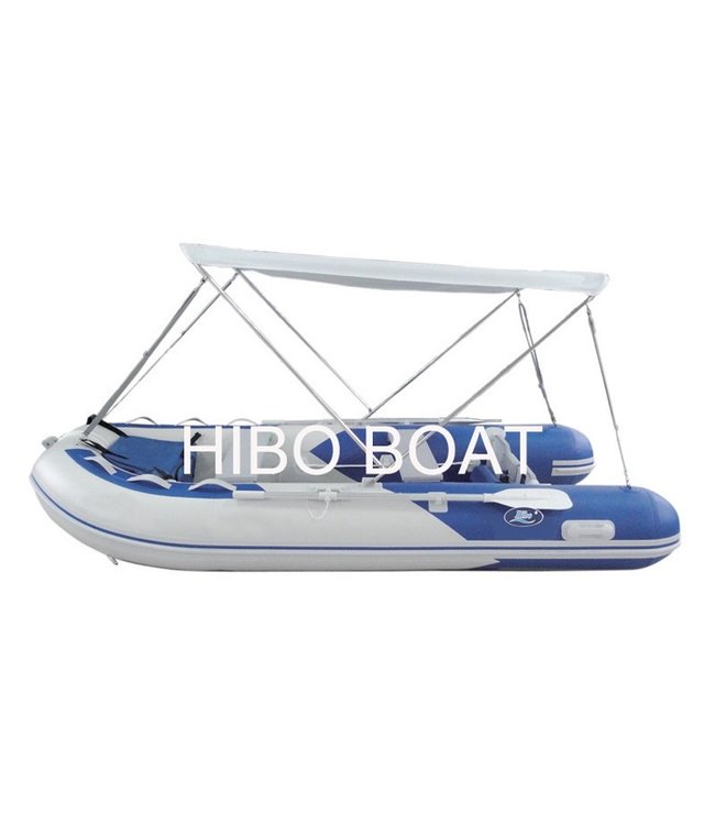 HIBO Rubberboot Biminitop RVS