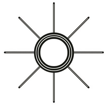 Impeller 14,20 x 41,00 x 23,00 mm / 8 schoepen