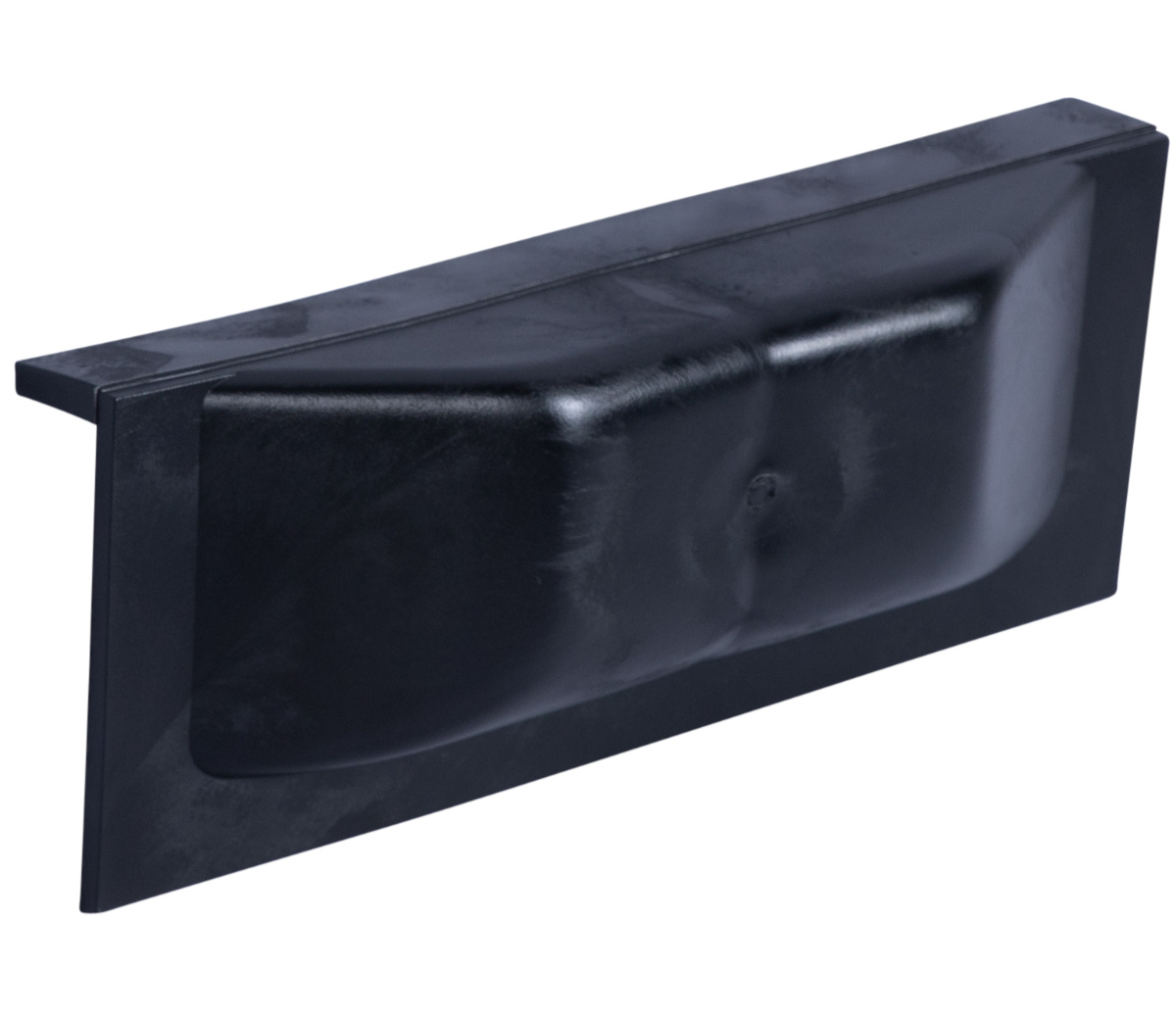 Steigerfender Jetty Recht 25 x 10 cm Zwart