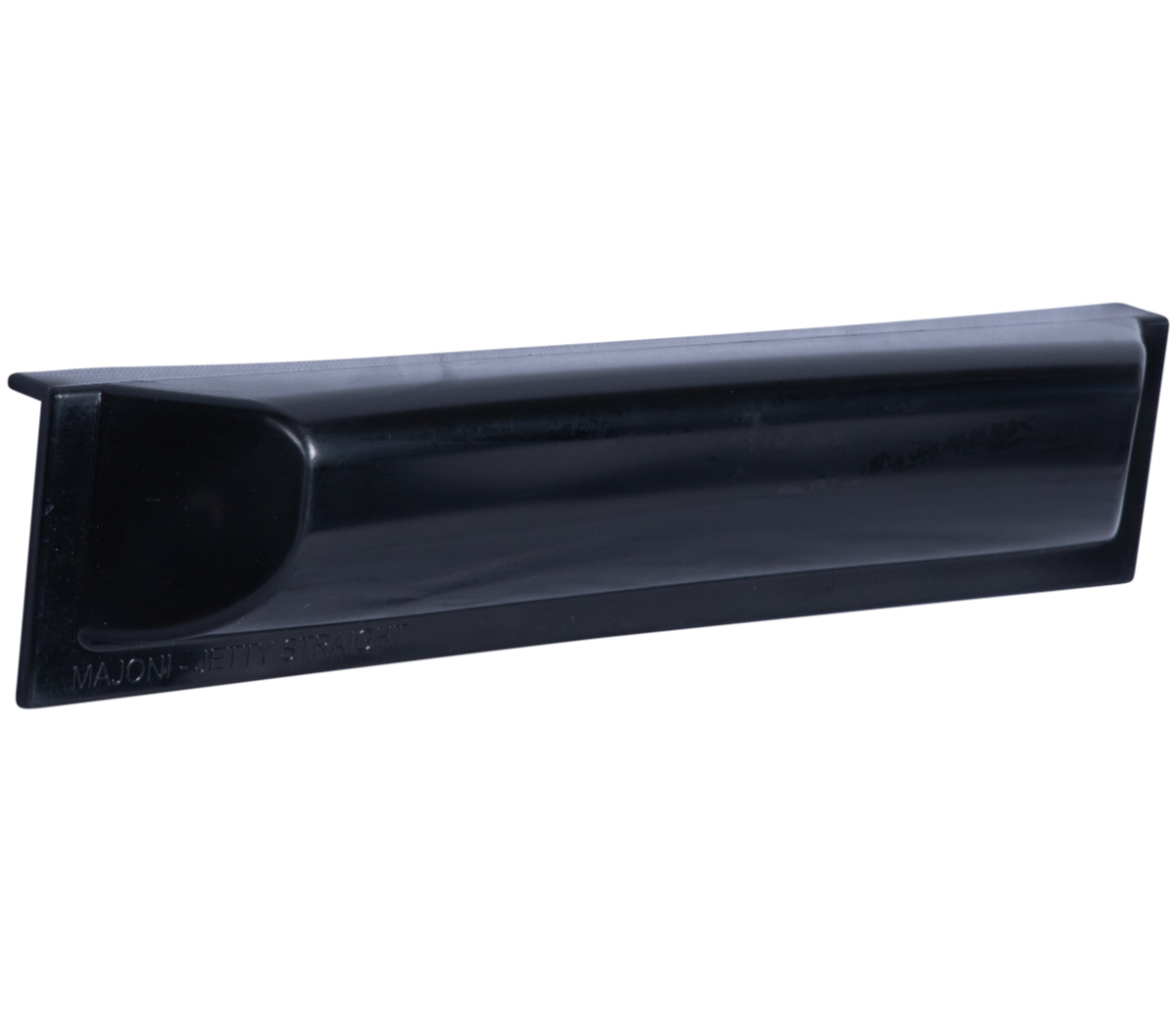 Steigerfender Jetty Recht 50 x 10 cm Zwart