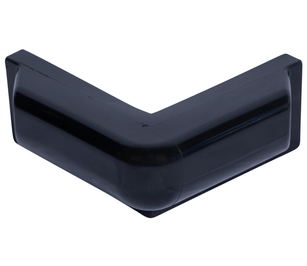 Steigerfender Jetty Hoek 50 x 10 cm Zwart