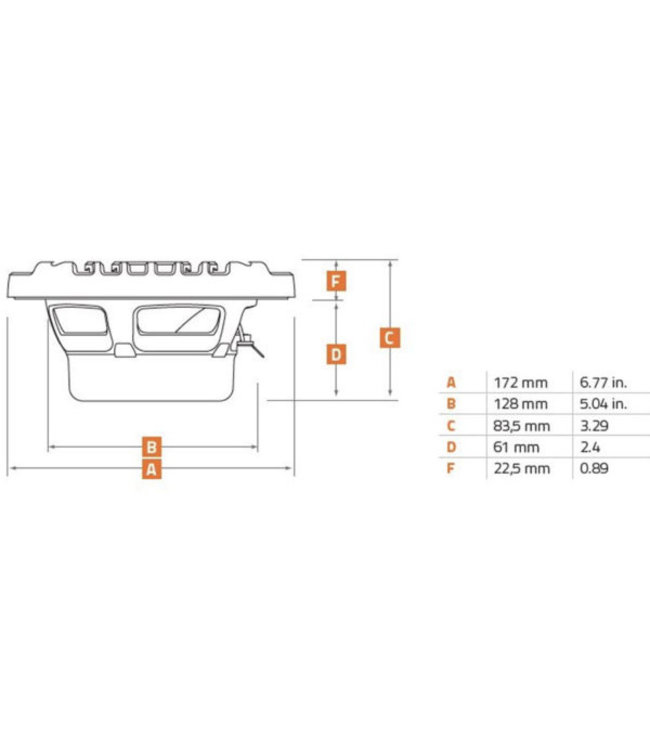 Hertz Marine HMX 6.5 Waterdichte Speaker Set 150W Zwart