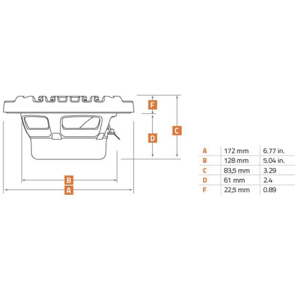 Hertz Hertz Marine HMX 6.5 Waterdichte Speaker Set 150W Zwart, foto 3 van 3