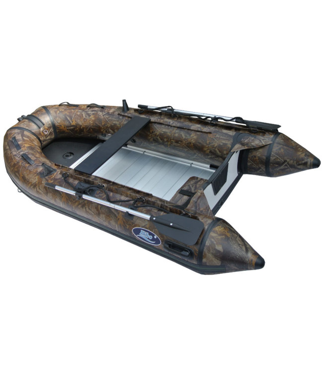 Brig Besmettelijke ziekte Bacteriën HIBO PRO Rubberboot Camouflage Karperboot 2.30 - Rubberbotenonline.nl