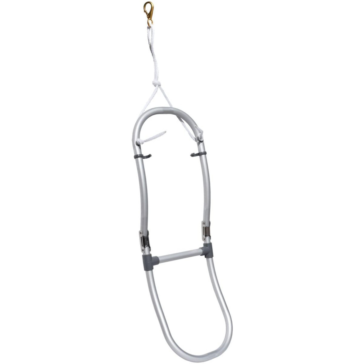 HIBO HIBO Zwemtrap Rubberboot 2-treden Aluminium
