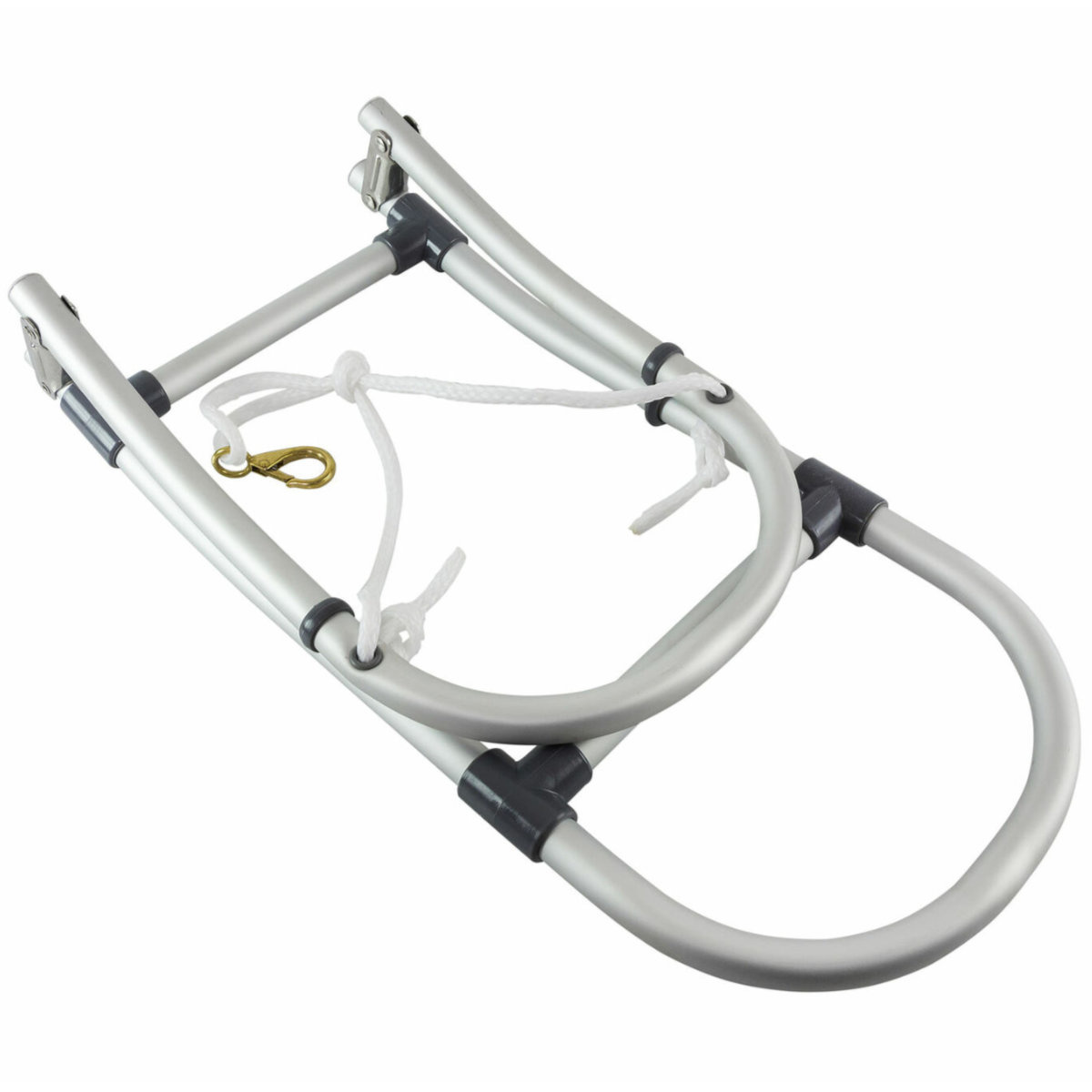 HIBO HIBO Zwemtrap Rubberboot 3-treden Aluminium, foto 2 van 6