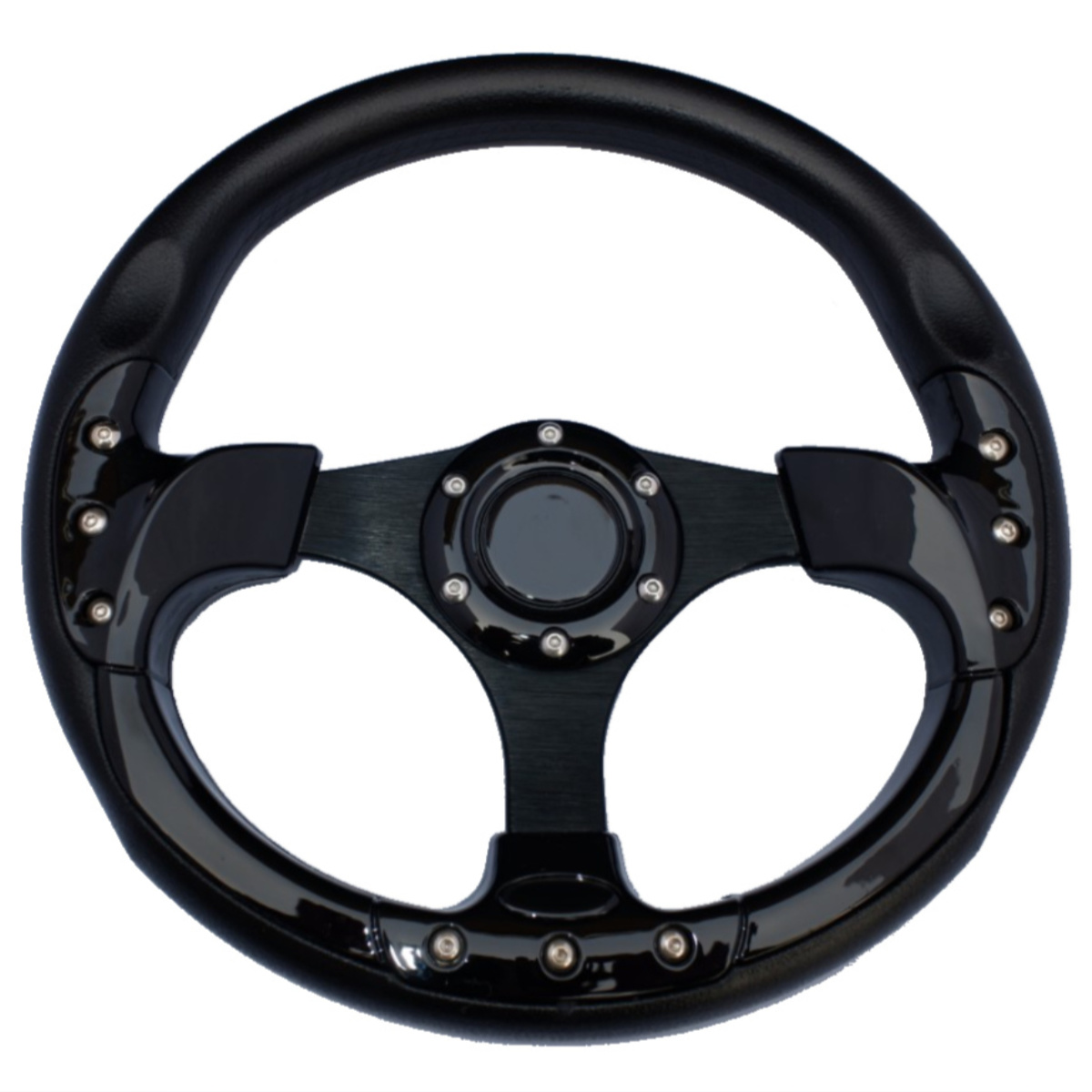 HIBO HIBO Sport Stuurwiel Boot Hoogglans Zwart