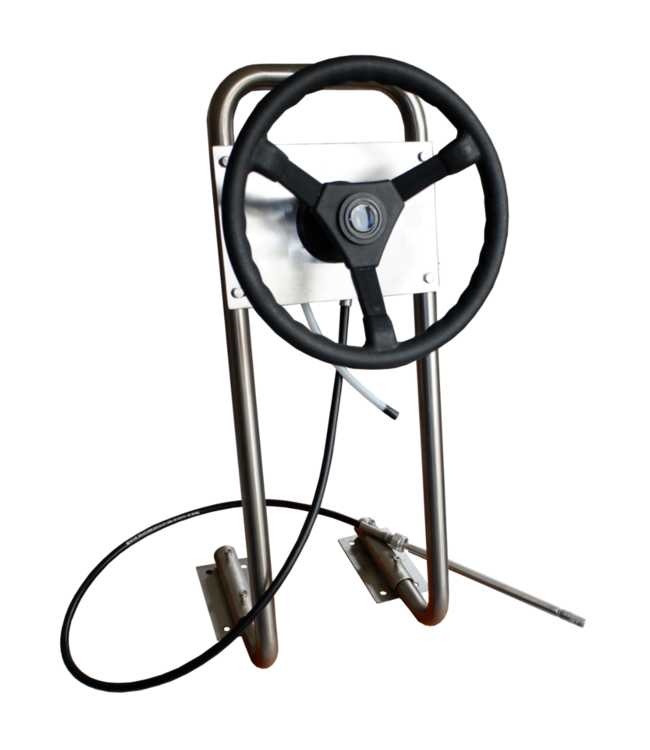 HIBO RVS Rubberboot Stuurconsole/Stuurhouder